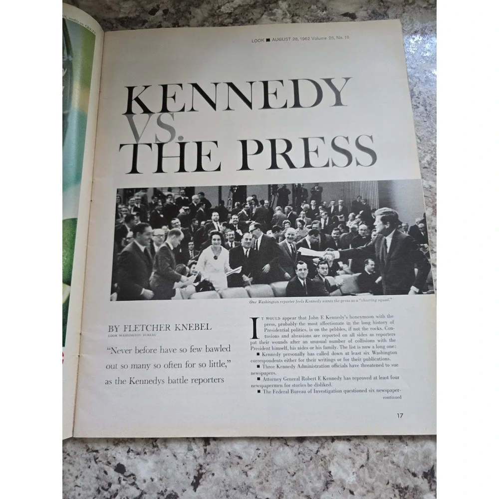 Look Magazine August 28, 1962 Volume 26 No. 18